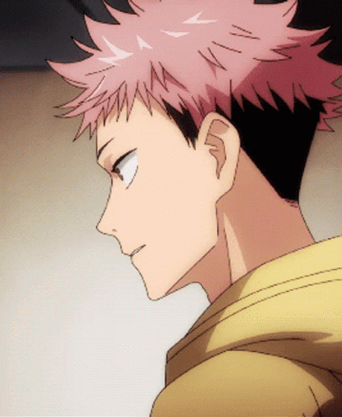 Yuji Itadori Beautiful Sideview GIF