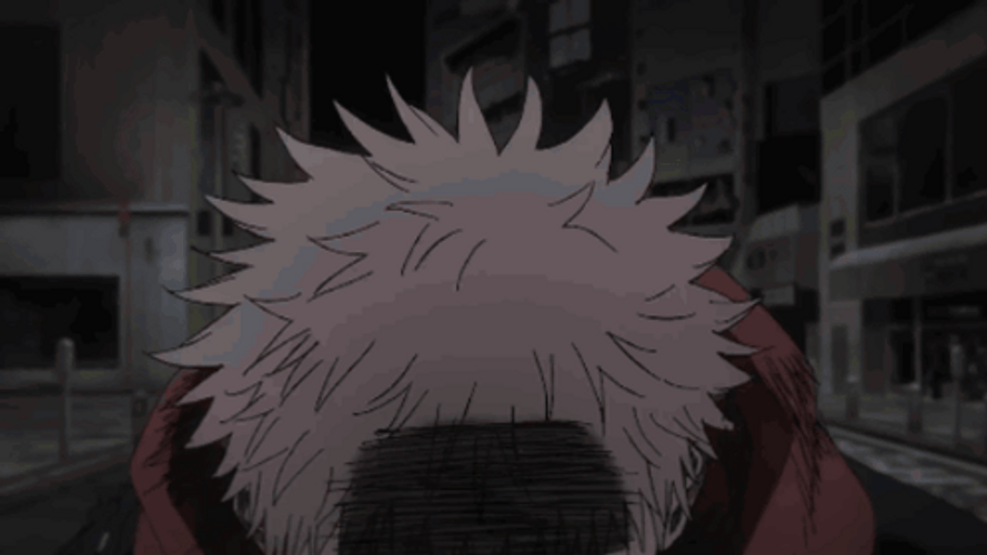 Yuji Itadori Serious Look GIF
