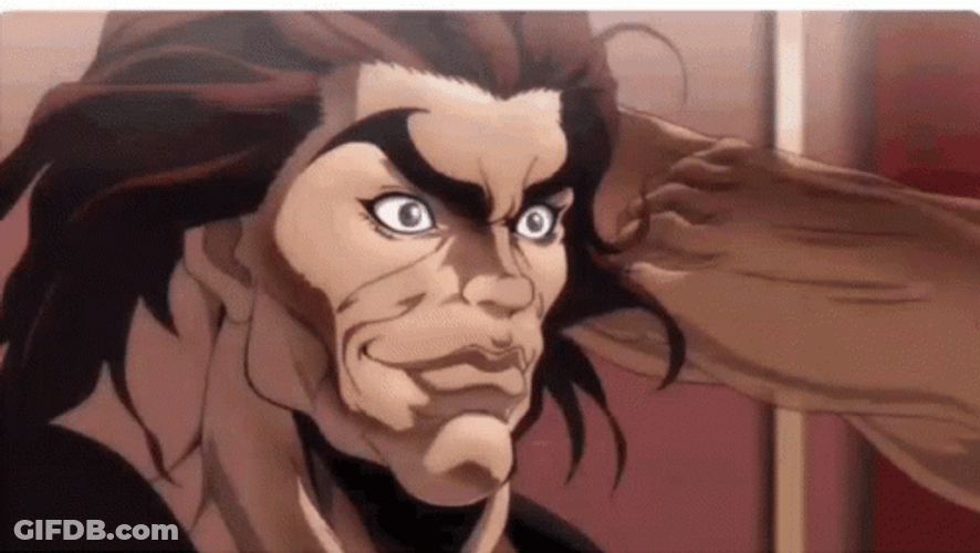 Yujiro Hanma Baki Hanma Fierce Battle GIF