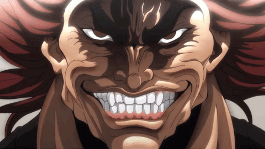 Yujiro Hanma Evil Eyes Wicked Smile GIF