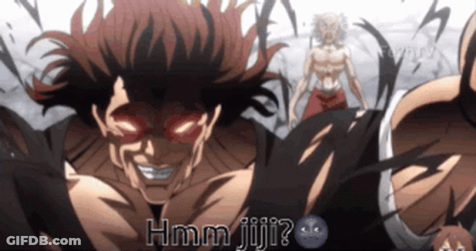 Yujiro Hanma Evil Red Eyes GIF