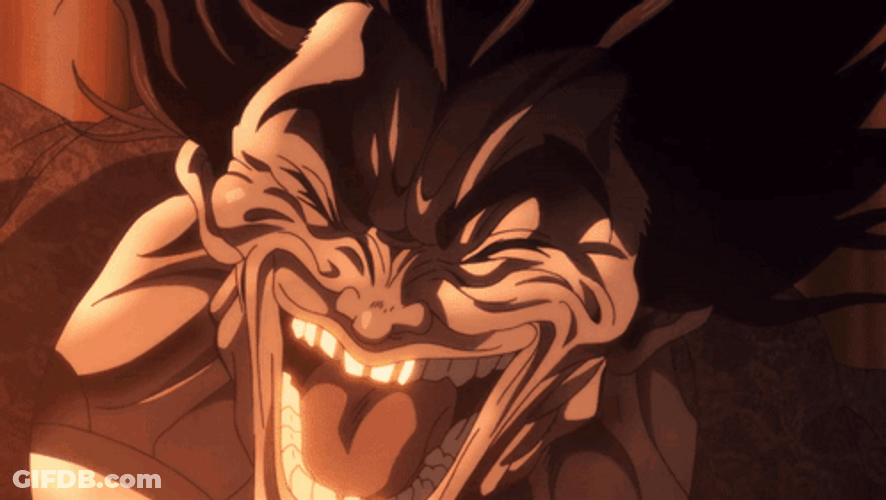 Yujiro Hanma Foreboding Cracking GIF