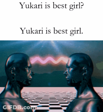 Yukari Best Girl Poster GIF