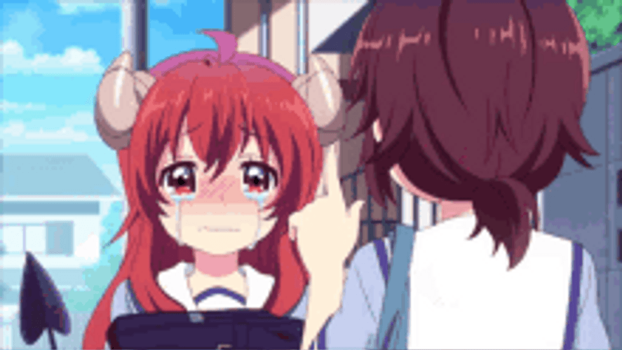 Yuko Yoshida Machikado Mazuko Happy Cry GIF