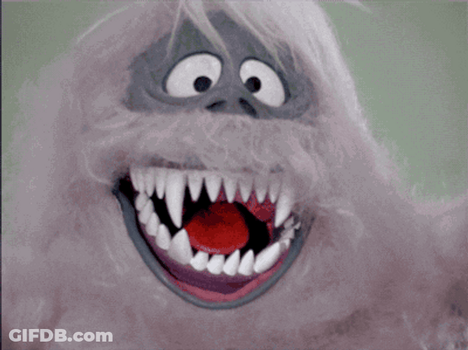 Yukon Cornelius Friends Snow Monster Bumble Angry Face GIF