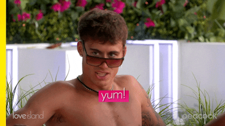Yum Hot Guy Wearing Shades Love Isalnd GIF