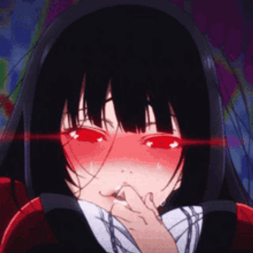 Yumeko Flirty Stare GIF