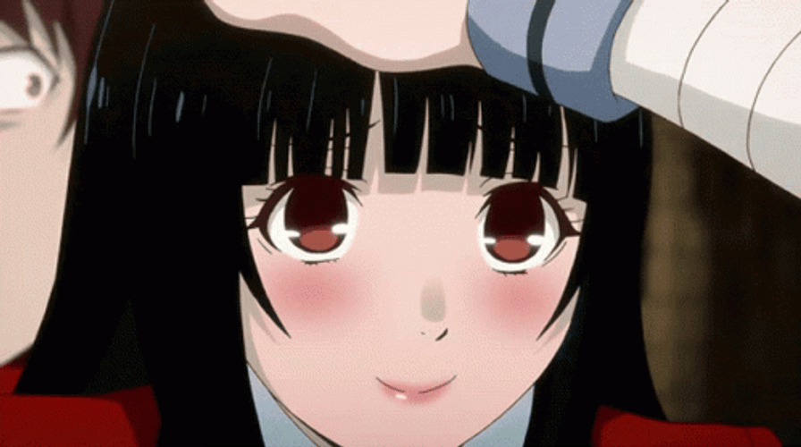Yumeko Head Pat GIF