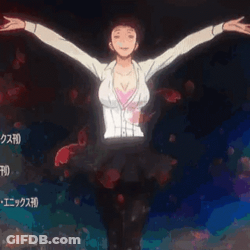 Yumeko Jabami Confidently Walking GIF