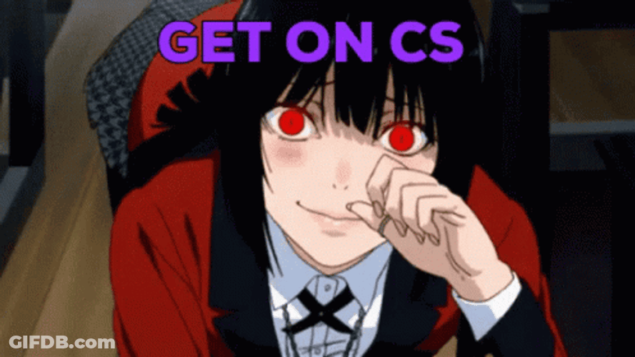 Yumeko Jabami Get On CS GIF