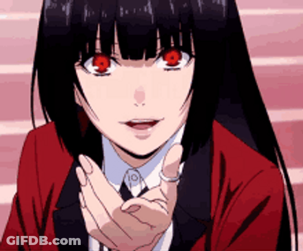 Yumeko Jabami Talking GIF