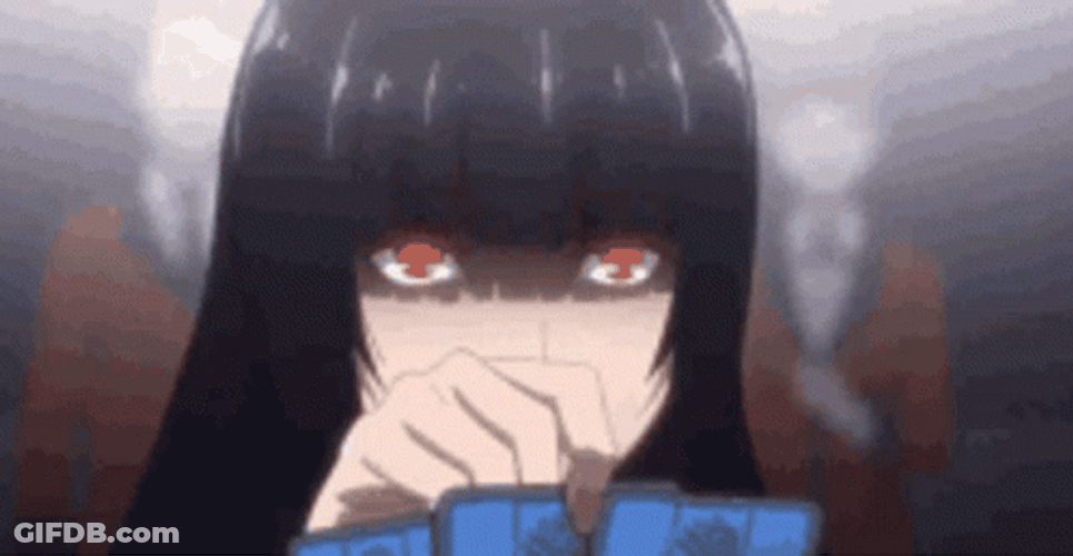 Yumeko Jabami UNO Reverse Card GIF