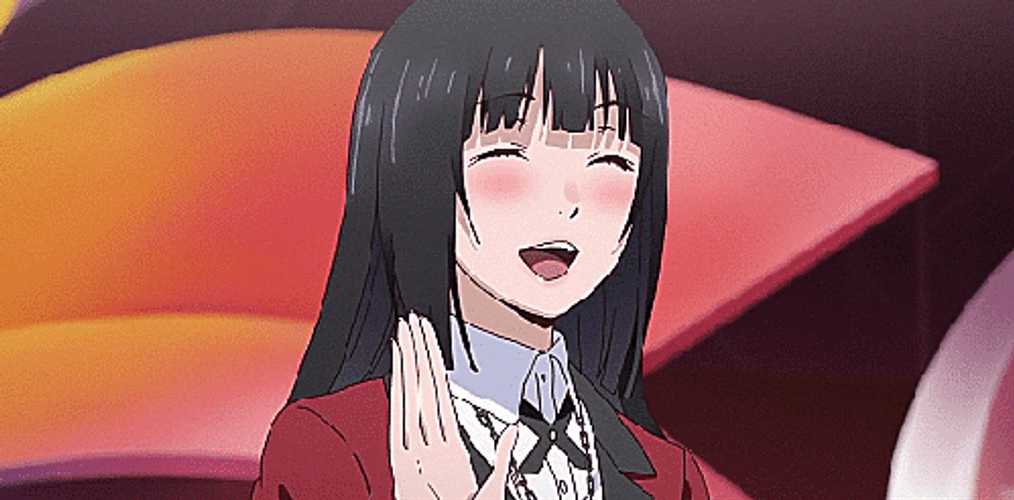 Yumeko Waving Hi GIF