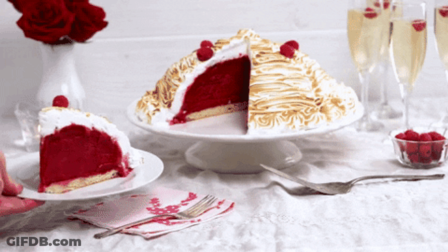 Yummy Dessert Raspberry GIF