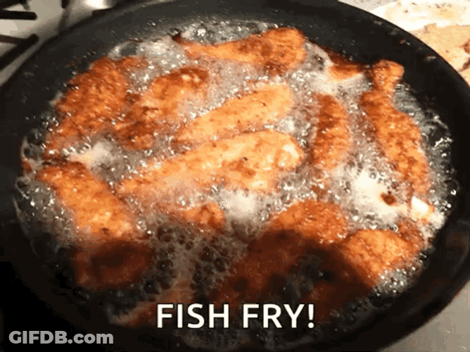 Yummy Fish Fry GIF