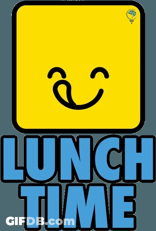 Yummy Lunch Time Sticking Tongue Out GIF