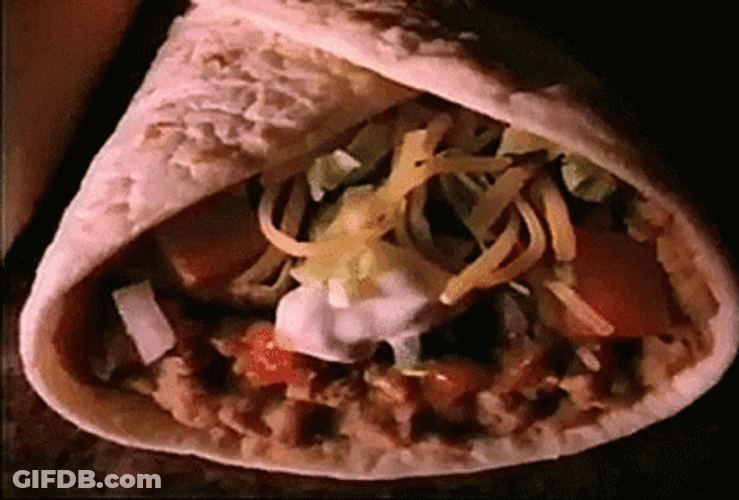 Yummy Taco Montage GIF