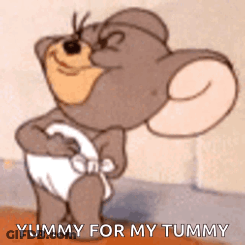 Yummy Word In Colorful Font GIF