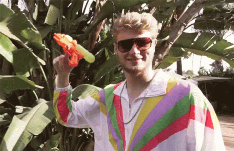 Yung Gravy Gun In Mouth GIF