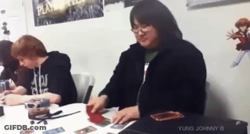 Yung Johnny B Playing Cards GIF