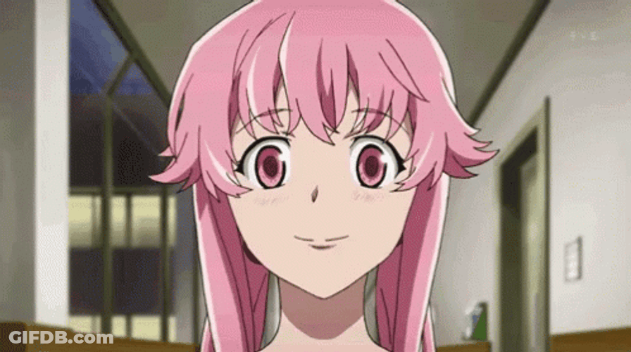 Yuno Gasai Anime Grenade GIF