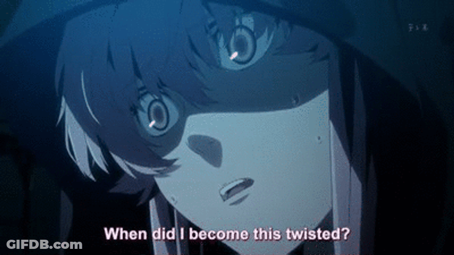 Yuno Gasai Anime When Did I Become Twisted GIF