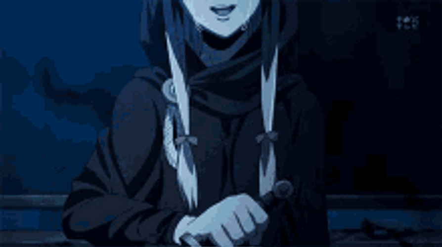 Yuno Gasai Crying Pull Out Sword Yandere GIF