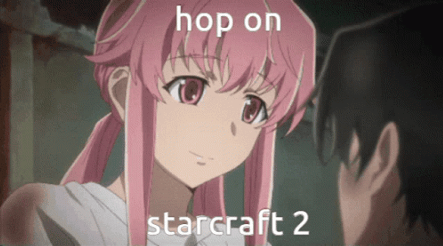 Yuno Gasai Starcraft 2 GIF
