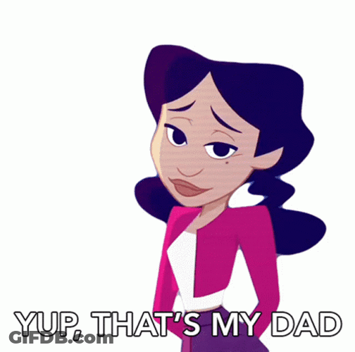 Yup That's My Dad Penny Proud GIF