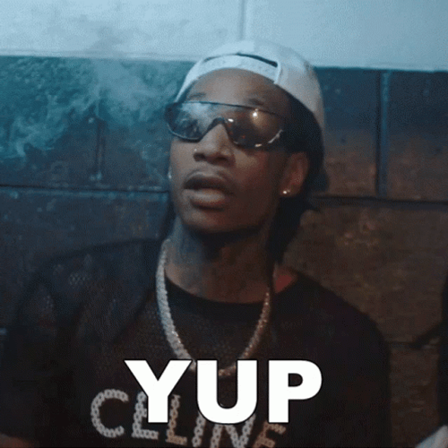 Yup Wiz Khalifa GIF