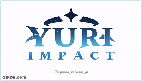 Yuri Impact Video Game Logo GIF