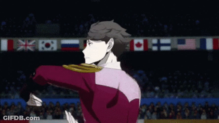 Yuri On Ice Oikawa Ice Skating GIF
