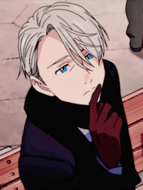 Yuri On Ice Victor Thinking GIF