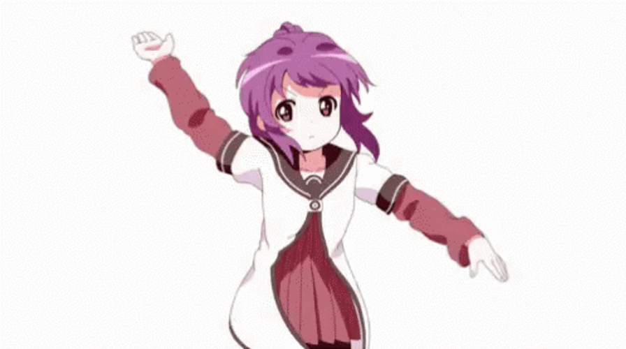 Yuri Yuri Anime Dance GIF