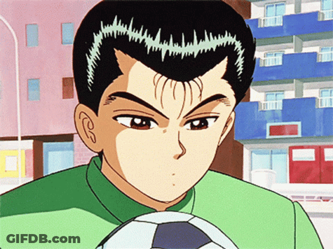 Yusuke Funny Face Yu Yu Hakusho GIF