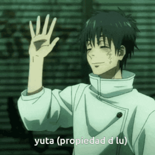 Yuta Okkotsu Shy GIF