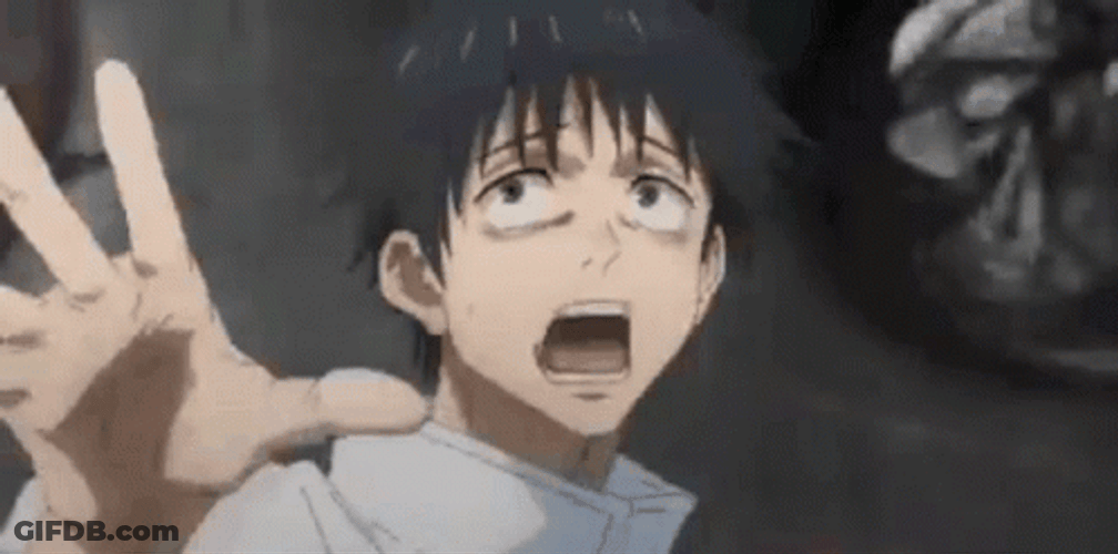 Yuta Okkotsu Something Fell GIF