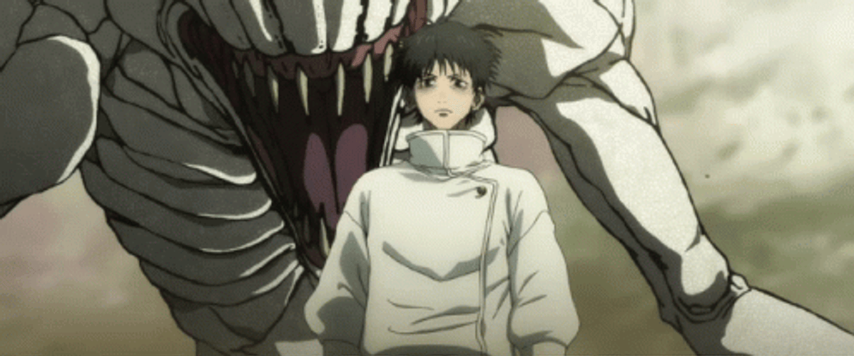 Yuta Okkotsu Versus Suguru Geto GIF