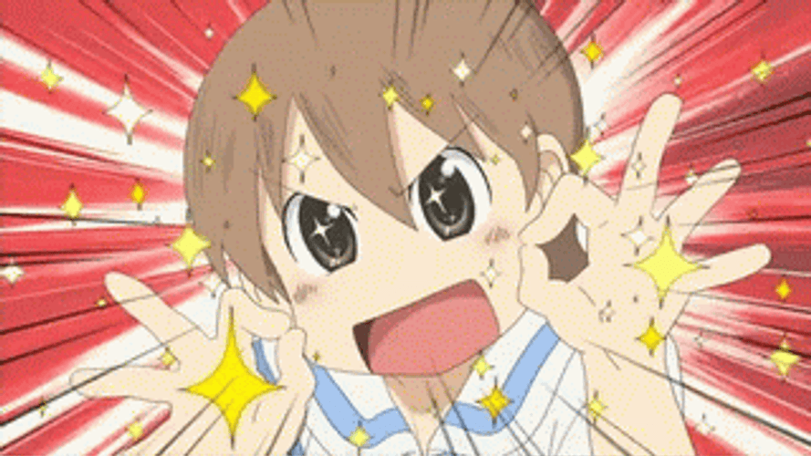 Yuuko Nichijou Sparkling Cute GIF