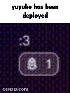 Yuyuko Has Been Deployed GIF