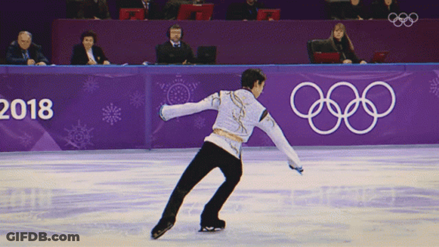 Yuzuru Hanyu Ice Skating GIF