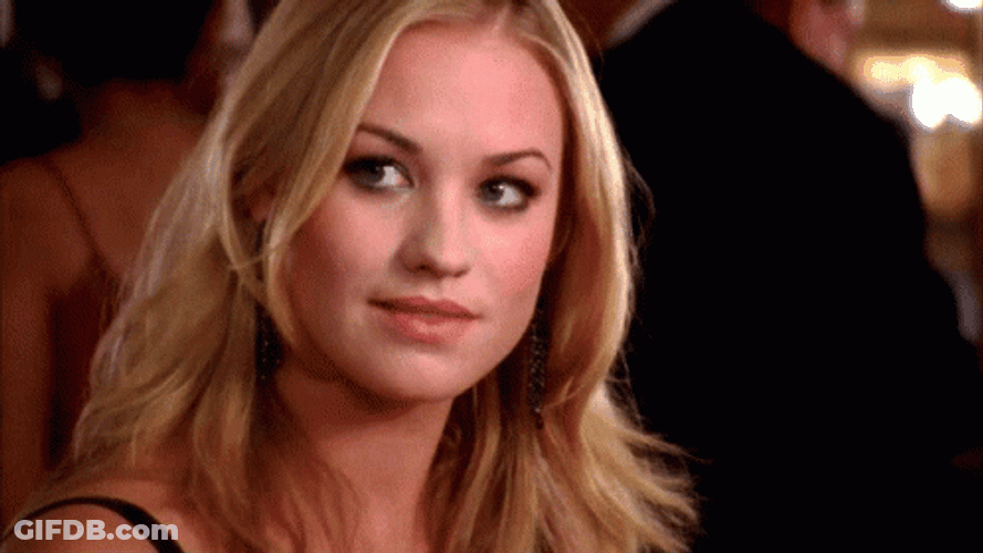 Yvonne Strahovski Agent Sarah Chuck Wink GIF