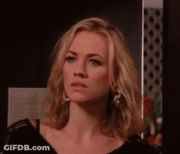 Yvonne Strahovski Chuck Sarah Shocked GIF