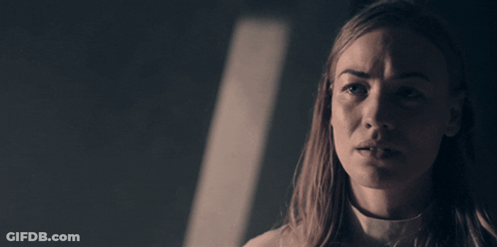 Yvonne Strahovski Confused Expression GIF