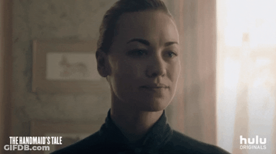 Yvonne Strahovski Serena Joy Thank You GIF