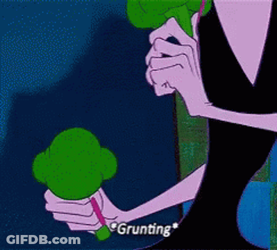 Yzma Bonking Broccolis GIF