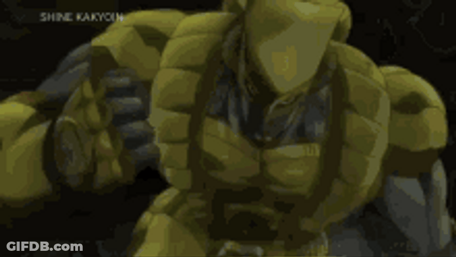 Za Warudo Dio Brando Powerful Smash GIF