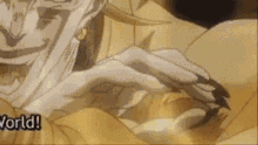 Za Warudo The World Dio Brando Showing Power GIF