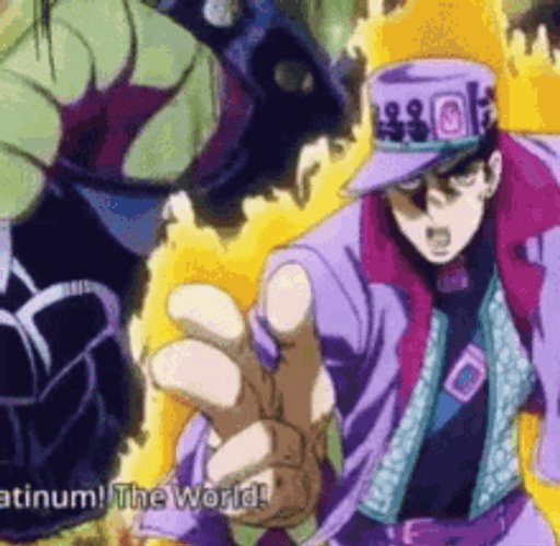 Za Warudo The World Jotaro Kujo's Stand GIF