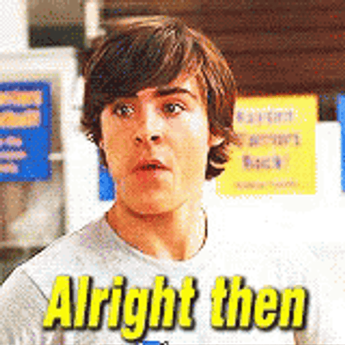 Zac Efron Alrighty Then Nod GIF